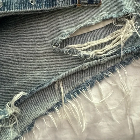 Agolde Parker Cutoff Shorts, size 28 - Picture 5 of 8